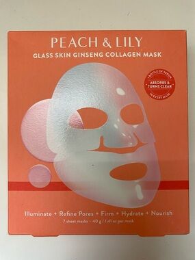 Peach & Lily Glass Skin Ginseng Collagen Masks
